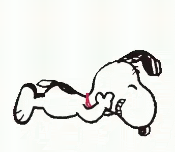 Animated Snoopy Rolling On Floor Laughing GIF