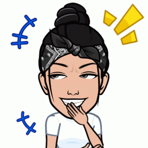 Animated Giggly Lady Laughing GIF