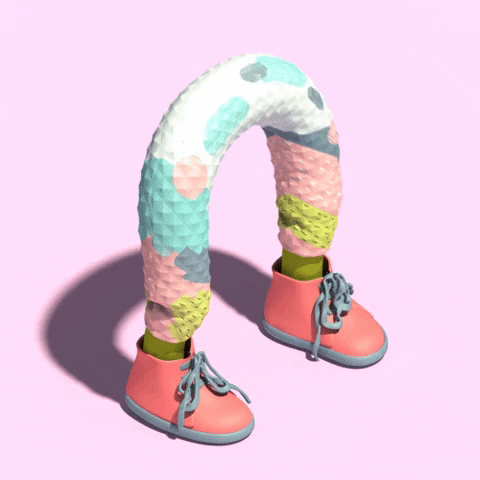 Animated Legs Stretching Out GIF