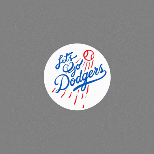 Animated Lets Go Dodgers GIF