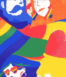 Animated Lgbt Pride Support Gay Love Illustration GIF