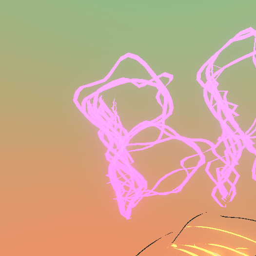 Animated Lightning Brave Text GIF