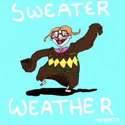 Animated Little Girl Dancing Sweater Weather Snl GIF