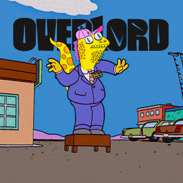 Animated Lizard Dancing On A Chair GIF