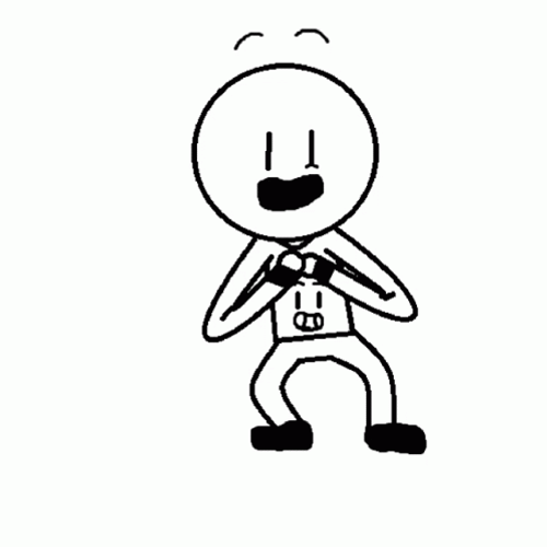 Animated Man Spooky Month Dance GIF