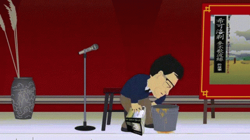 Animated Man Throwing Up GIF