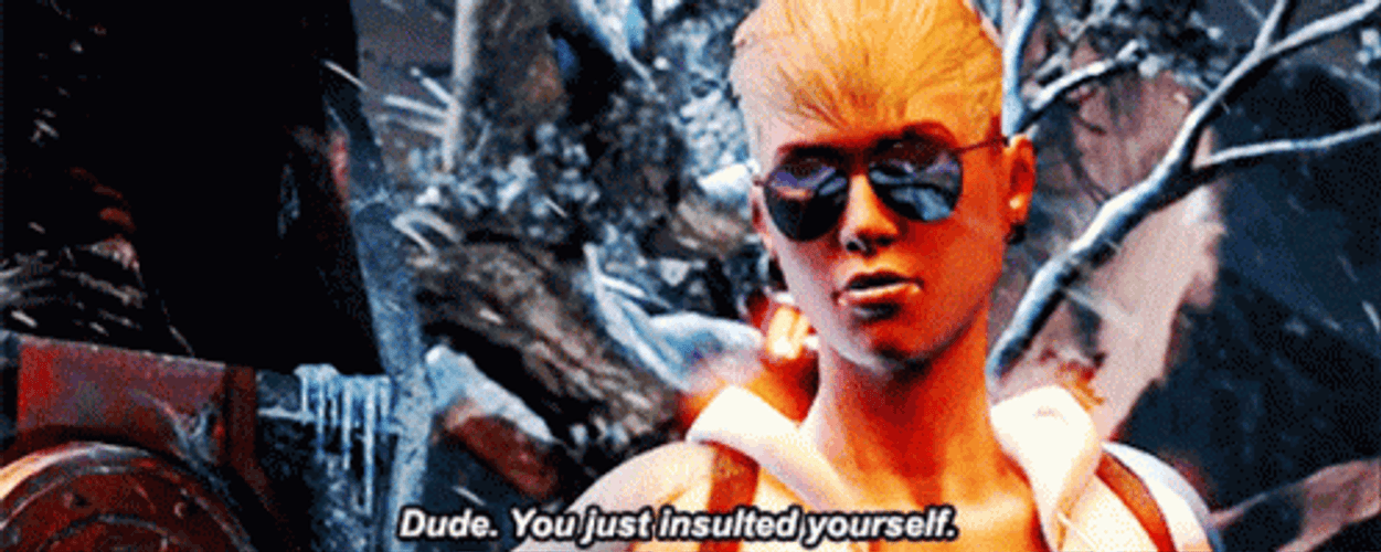 Animated Man Winter You Played Yourself GIF