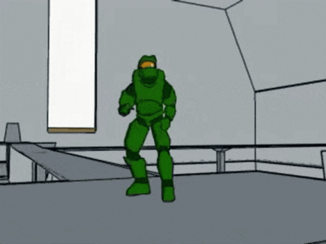 Animated Master Chief Dancing GIF