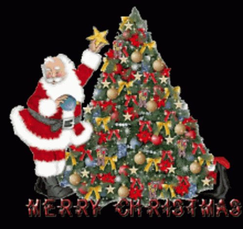 Animated Merry Christmas 498 X 469 Gif GIF