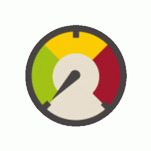 Animated Meter Goes High And Low GIF