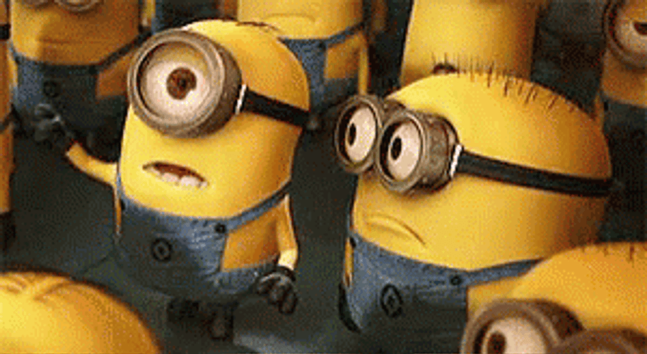 Animated Minions Pat On The Back GIF