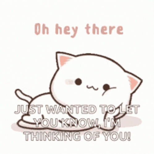 Animated Mochi Oh Hi Hey There GIF