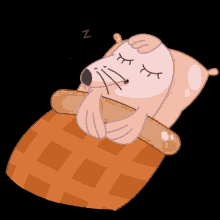 Animated Mole Sleeping And Snoring GIF