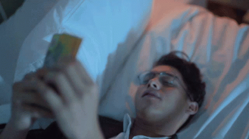 Animated Money Counting Bed GIF