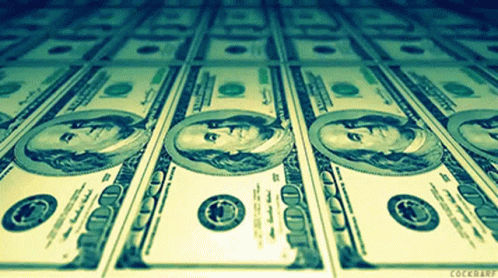 Animated Money Dollars Cash Loop GIF