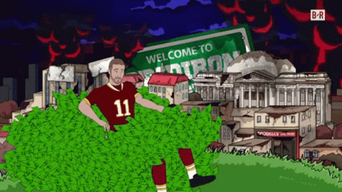 Animated Money Pile Football Alex Smith GIF