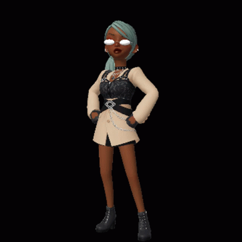 Animated Money Zepeto Girl GIF