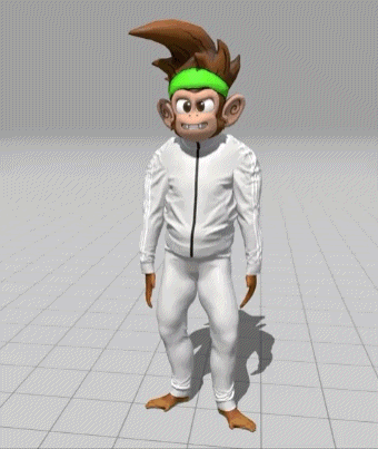 Animated Monkey Dancing Gangnam Style GIF