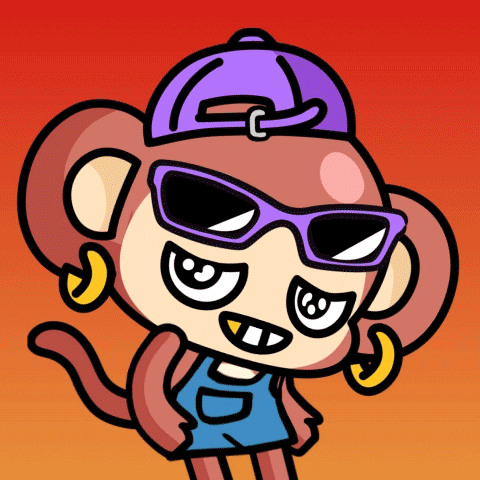 Animated Monkey Dancing Wiggle Body GIF