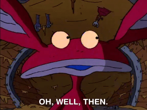 Animated Monster Well Then He's Somewhere Else GIF