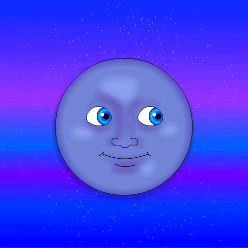 Animated Moon Emoji GIF