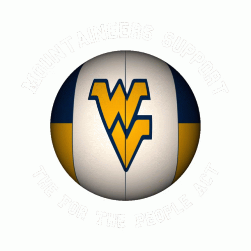 Animated Mountaineers Logo Running In Circles GIF