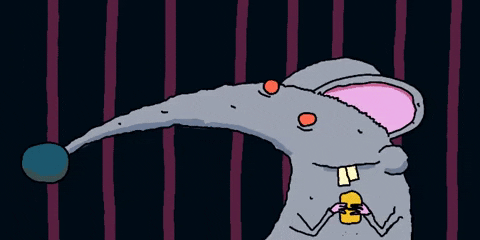 Animated Mouse Chewing GIF