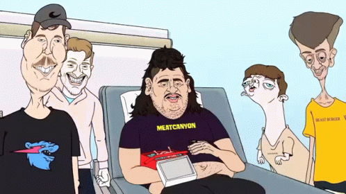 Animated Mr Beast Hospital Meme GIF