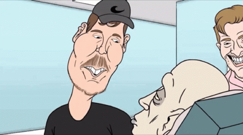 Animated Mr Beast Kissing Forehead Meme GIF