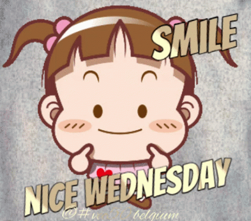 Animated Nice And Blessed Wednesday Smile GIF