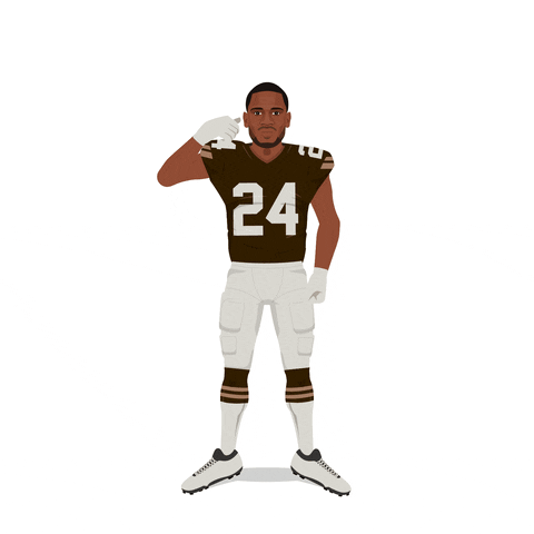 Animated Nick Chubb GIF