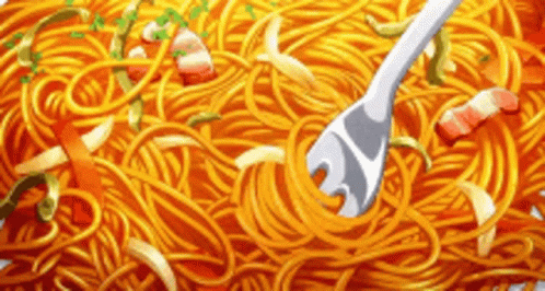 Animated Noodle Fork Twirl GIF
