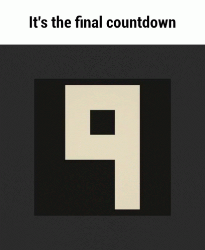 Animated Number Final Countdown GIF