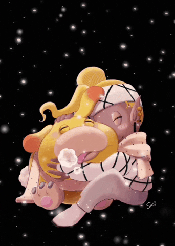 Animated Oatchi Pikmin Hug GIF