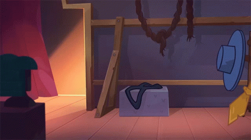 Animated Om Nom Getting Ready Wearing Cap GIF