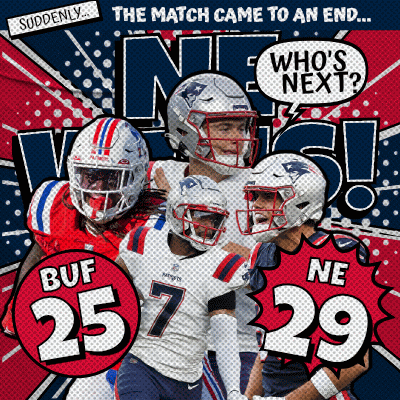 Animated Patriots Win Poster GIF