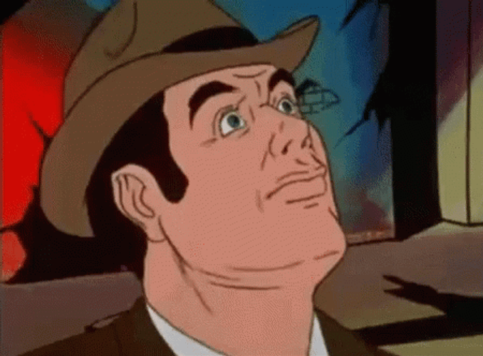 Animated People Looking Up GIF