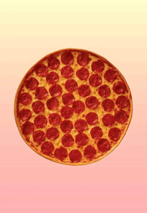 Animated Pepperoni Pizza GIF