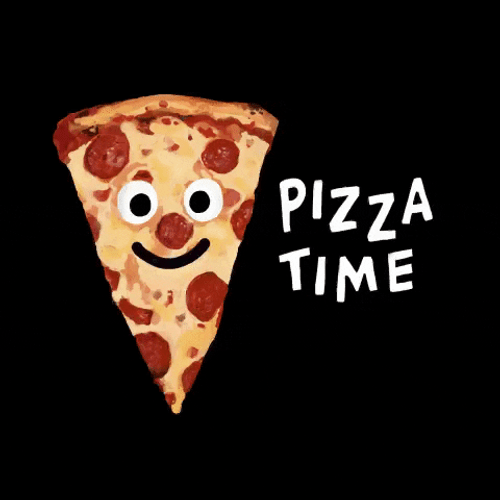 Animated Pizza Time Party GIF