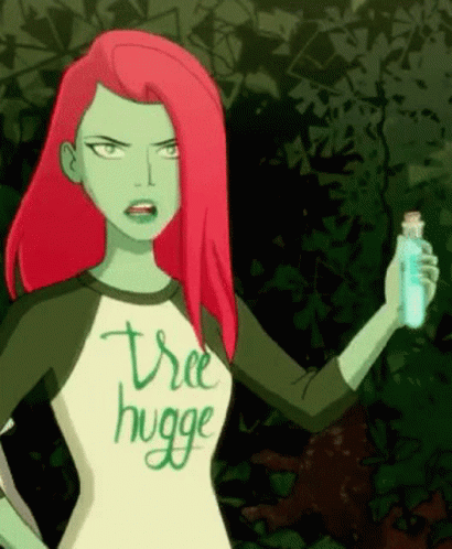 Animated Poison Ivy Annoyed GIF
