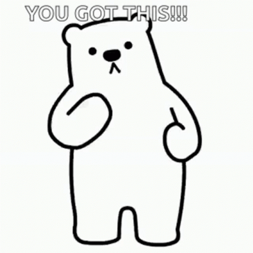 Animated Polar Bear Got It While Dancing GIF