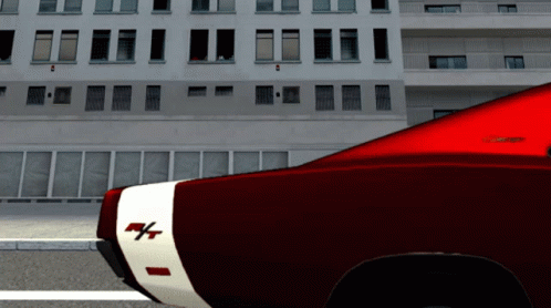 Animated Police Car Sprinting GIF