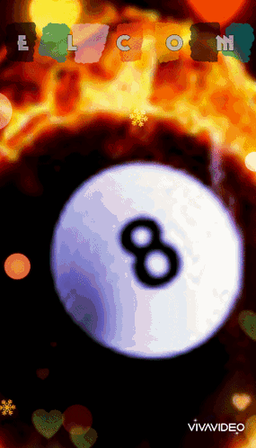 Animated Pool Ball Number 8