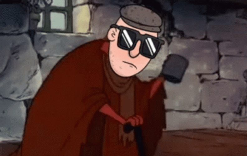 Animated Poor Beggar Man GIF