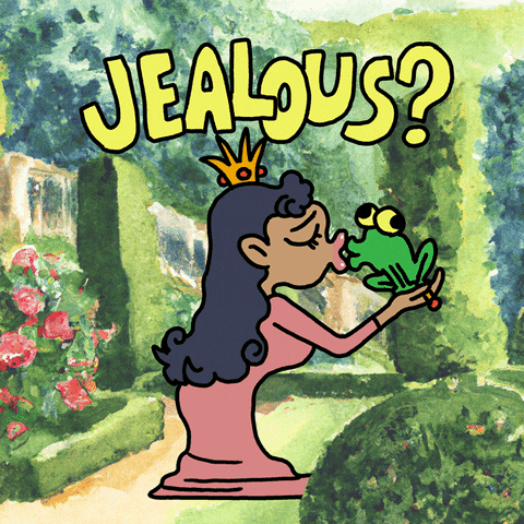 Animated Princess And The Frog Jealous GIF