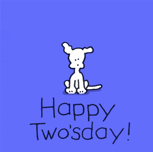 Animated Puppy Funny Tuesday GIF