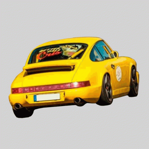 Animated Race Car GIF