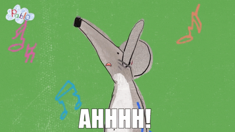 Animated Rat Ahhh Too Noisy GIF