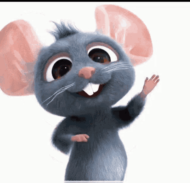 Animated Rat Greeting GIF