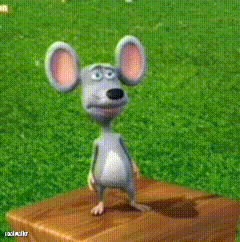 Animated Rat Suddenly Disappear Meme GIF